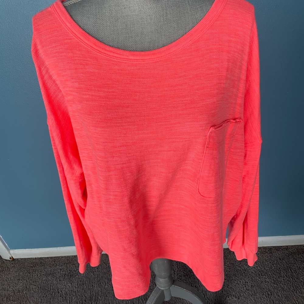 Aerie Vibrant Coral long sleeve